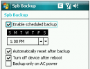 scheduled backup options