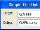 Simple File Lister