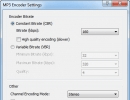 Encoder Settings