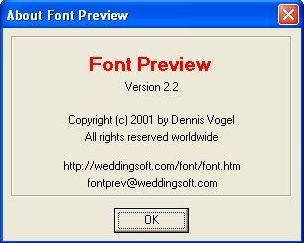 About Font Preview