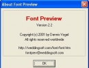 About Font Preview