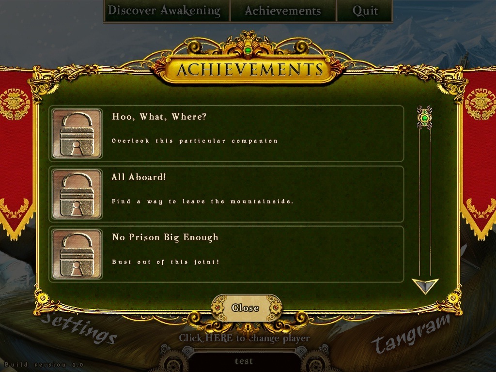 Achievements Window