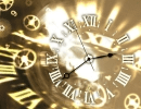 Clock in Gold
