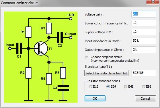 Common-emitter circuit