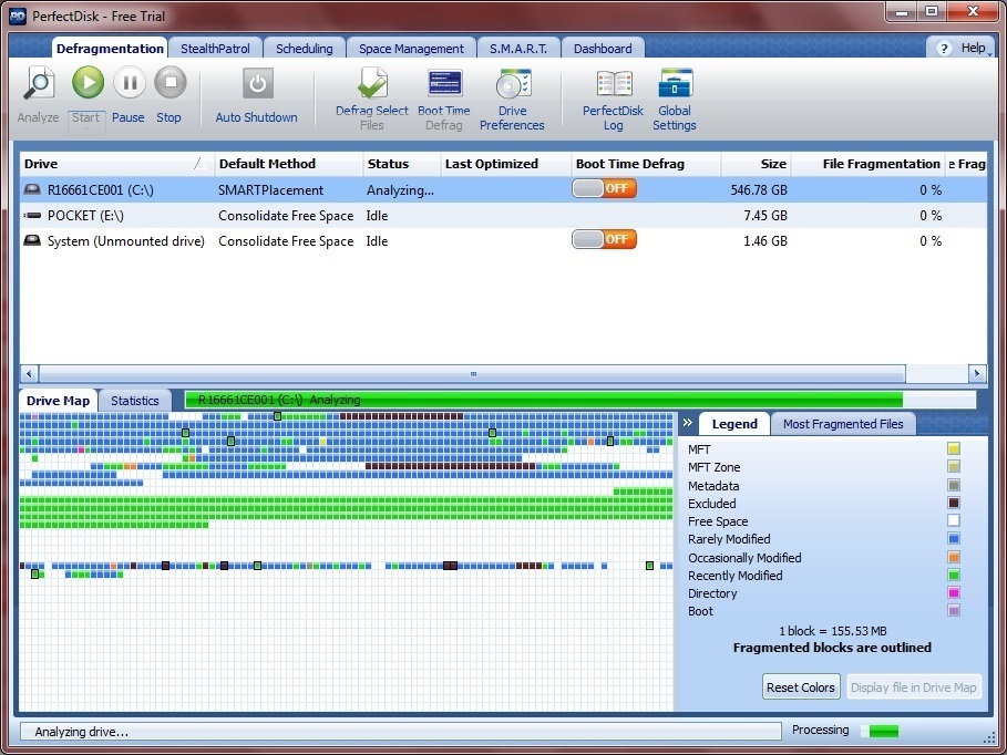 Main Interface - Disk Analysis