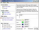 Page sizing and coloring options