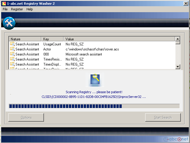 Scanning Registry Files