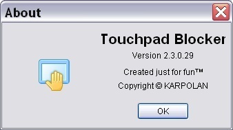 About Touchpad Blocker