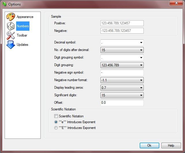 Settings Dialog