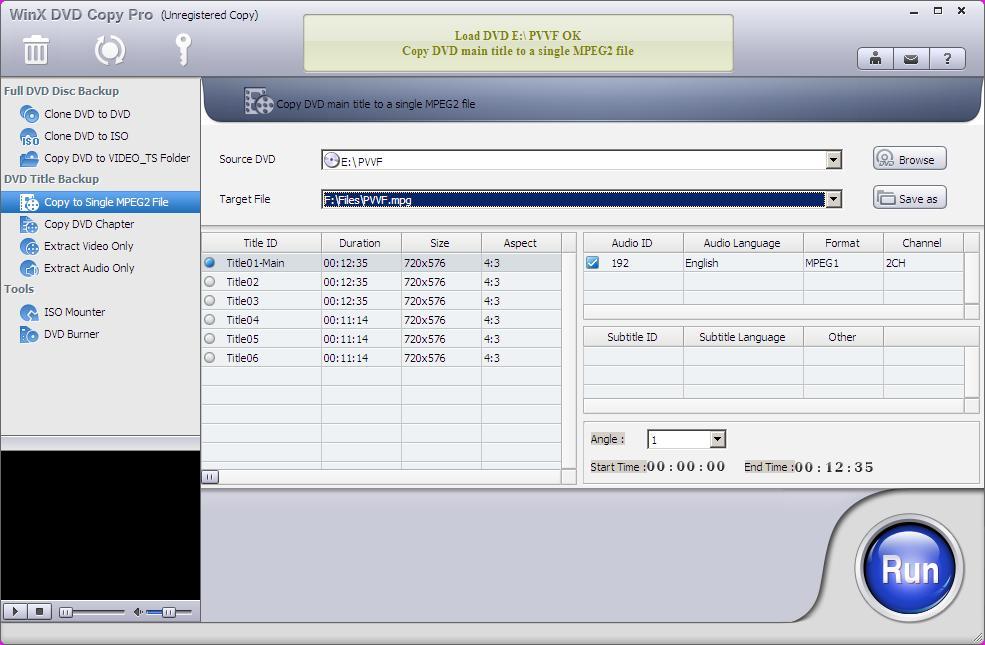 DVD to MPEG2