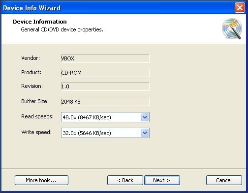 Device Info Wizard