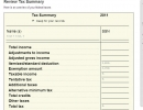 Review tax summary