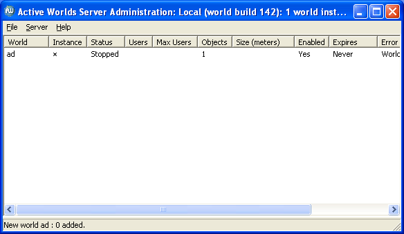 Server Administration