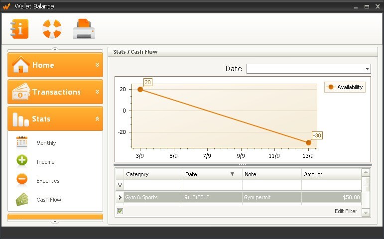 Statistics Window