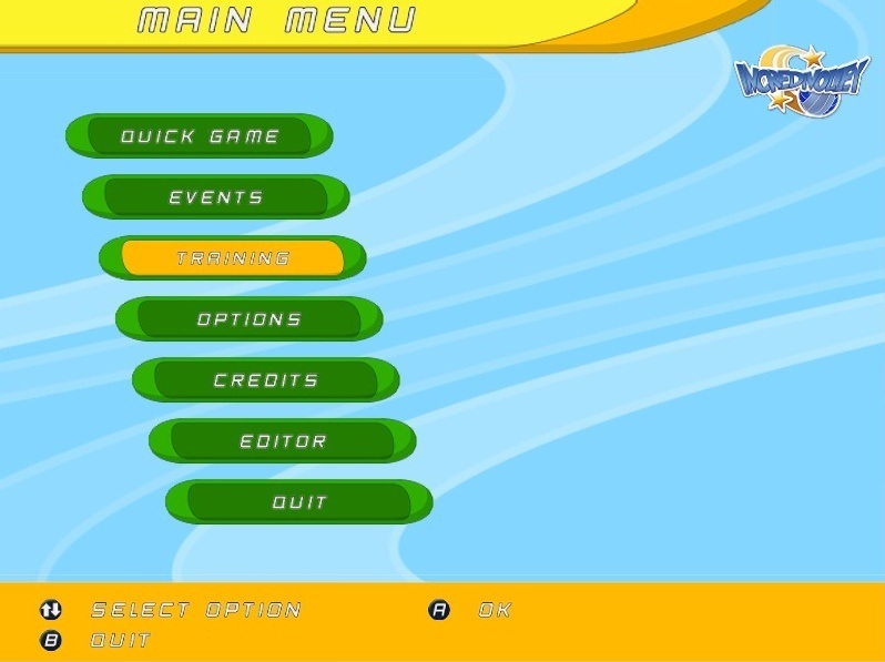 Main menu