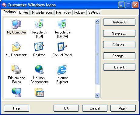 Customize Windows Icons