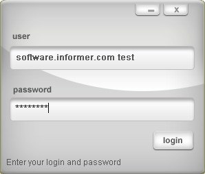 Log-in window