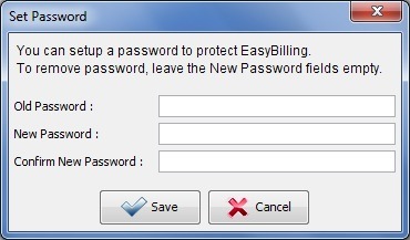 Set Password Window