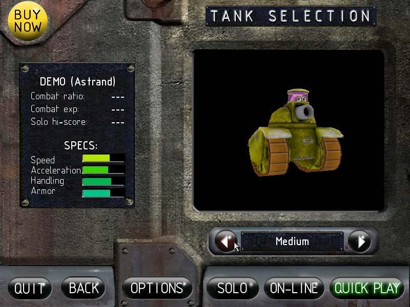 Tank Selection