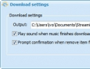 Download Settings