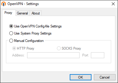 Proxy Settings