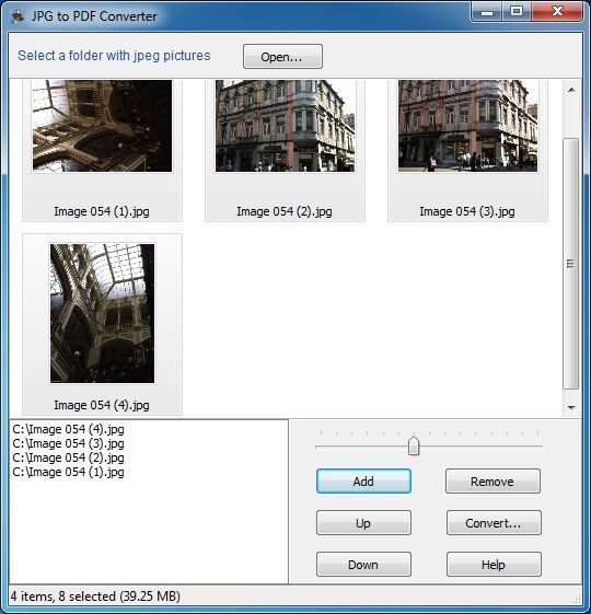 Adding images to convert