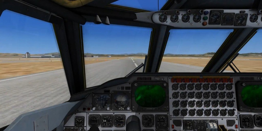 Virtual cockpit window