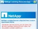 NetApp Learning Resource App