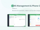 SMS management & phone call