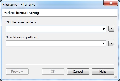 Filename to Filename Conversion