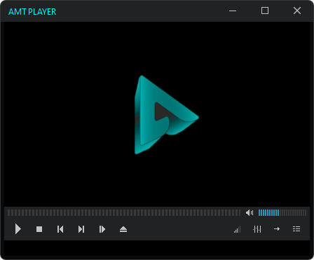 AMT Player - easy and user-friendly free media player.