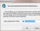 Import passwords