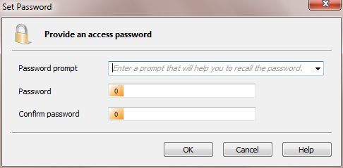 Set password