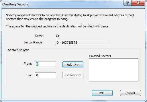 Selecting Omitted Sectors