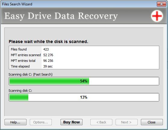 Looking for recoverable files