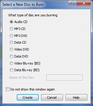 Select Disc Menu