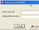Build Macro Install File