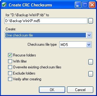 Creating Checksum