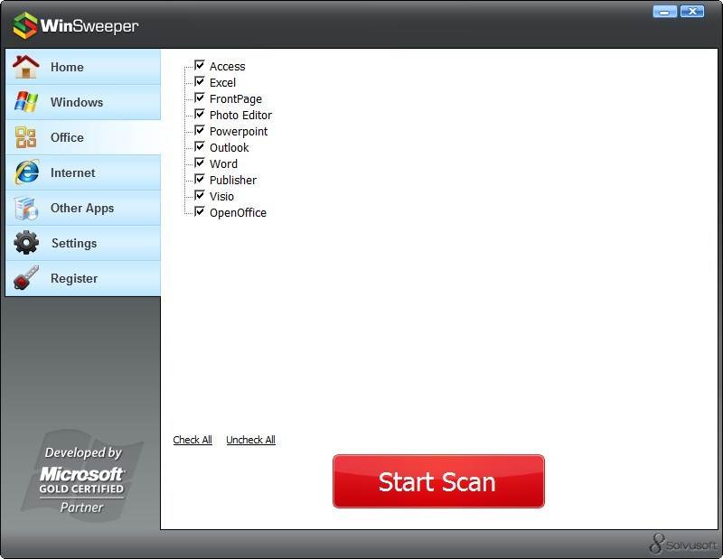 Selecting Office Scan Filters