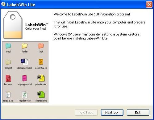 LabelsWin Lite installation