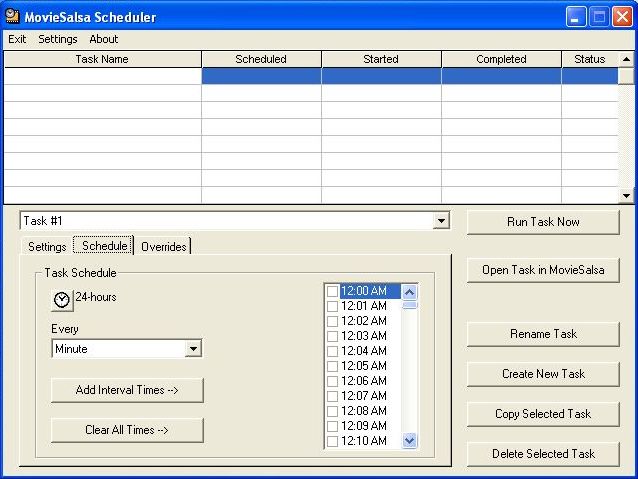 MovieSalsa Scheduler