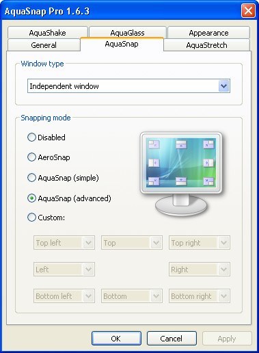 Settings Window