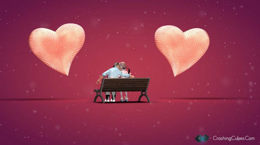 love forever valentine kiss
