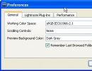 Preferences window