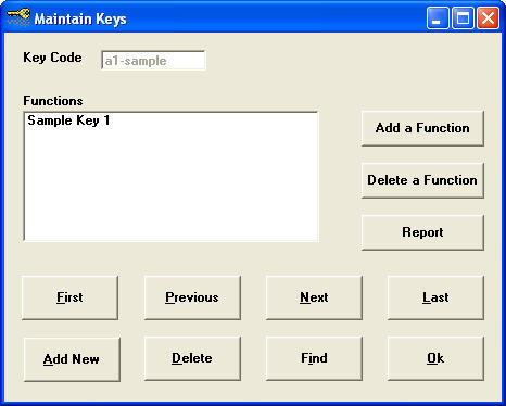 Maintain Keys