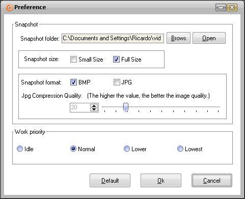 Preferences Window