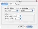 MP3 Configuration Window