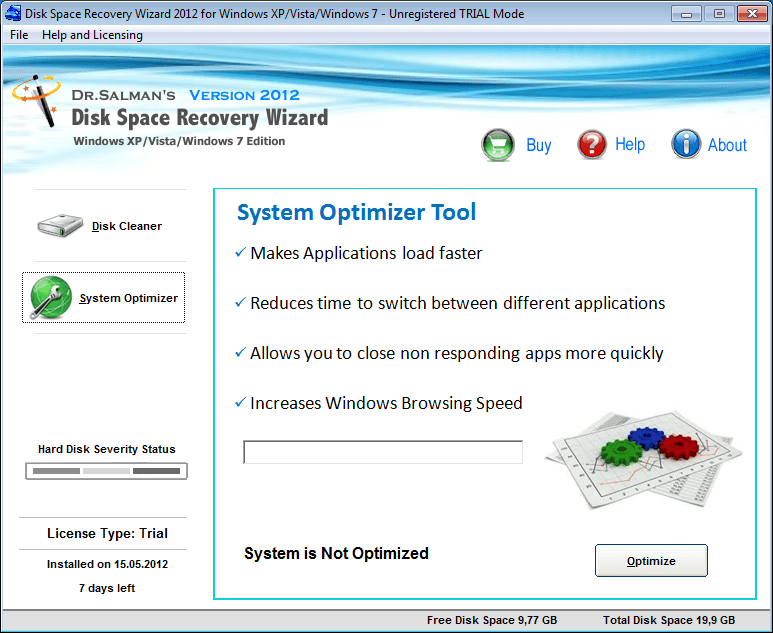 System Optimizer tool