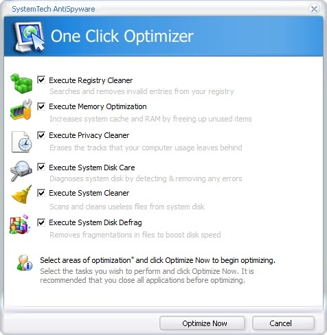 One click Optimizer