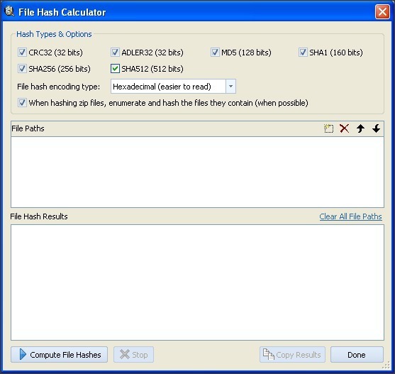 File Hash Calculator